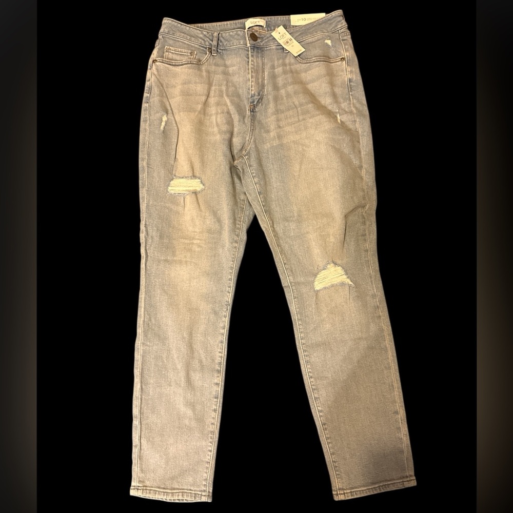 LOFT Curvy High Rise Skinny Ankle Size 10 Women’s Blue Jeans